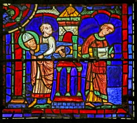 Scene from the Life of St. Martin, Chartres Cathedral